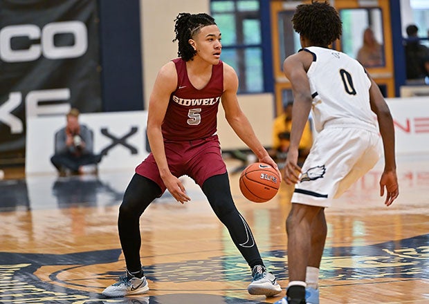Three-star Georgetown commit Caleb Williams is the catalyst for a talented returning core at Sidwell Friends. (Photo: Sheila Haddad)