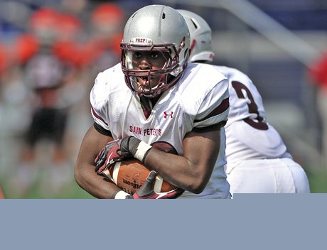 Running back Jonathan Hillman returns to lead St. Peter's Prep in the inaugural I-95 New Jersey Football Classic.