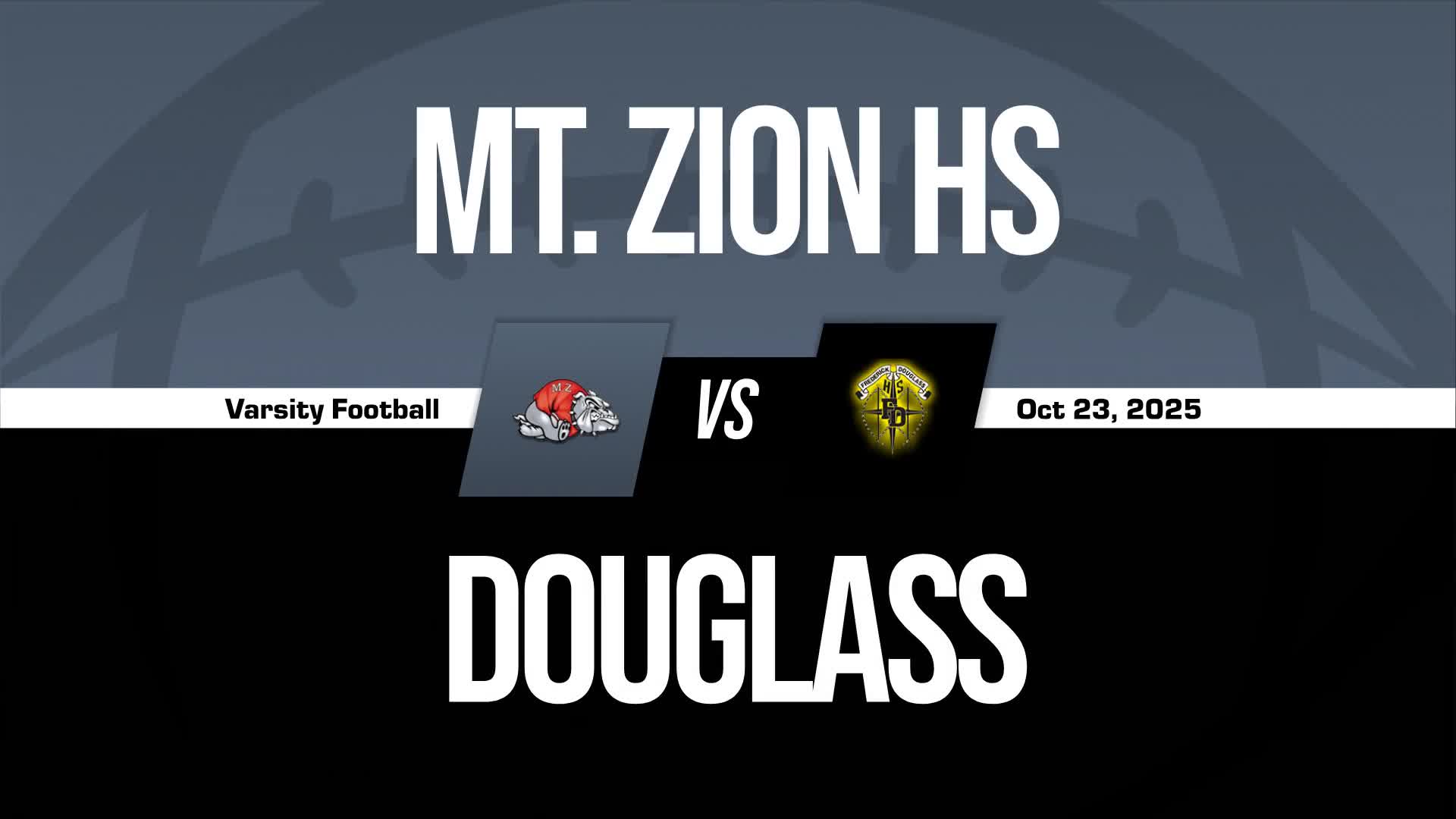 Football Game Preview: Mt. Zion Bulldogs vs. North Clayton Eagles