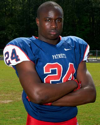 Running back Eric Swinney