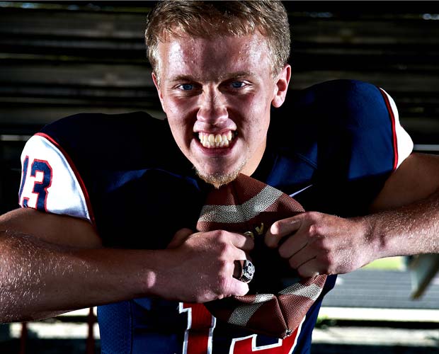 Quarterback Cole Garvin
