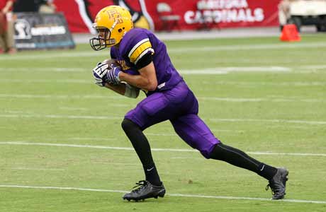 Blue Ridge's Ben Watson returns an interception for a touchdown.