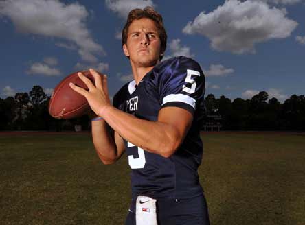 Faton Bauta is enjoying the move to Florida and its warmer weather, enabling him to play football year-round. The former Brooklyn star will be behind center for Dwyer (Palm Beach Gardens, Fla.).