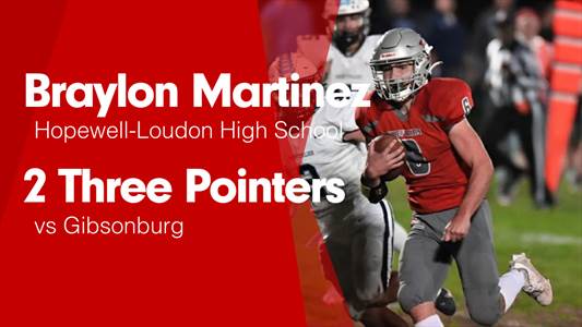 Braylon Martinez Game Report: @ Margaretta