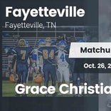 Football Game Recap: Fayetteville vs. Grace Christian Academy