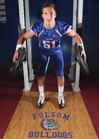 Defensive end/offensive lineman Sam Whitney