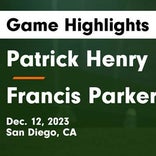 Soccer Game Preview: Patrick Henry vs. La Jolla