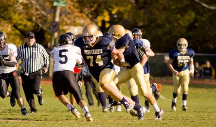 Mike McGlinchey is committed to Notre Dame, and the big guy said he didn't want to worry about the recruiting process during his senior season.