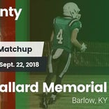 Football Game Recap: Barren County vs. Ballard Memorial
