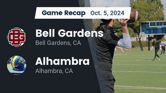 Football Recap: Ethan Blanco and  Jorge Mendez Pace Alhambra Def