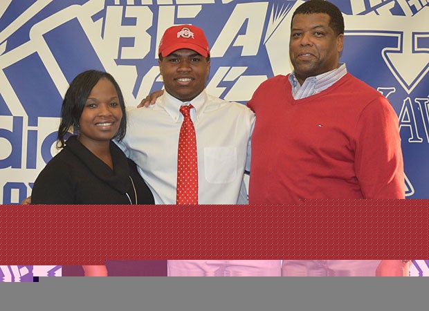 It was all smiles for Justin Hilliard and his family.