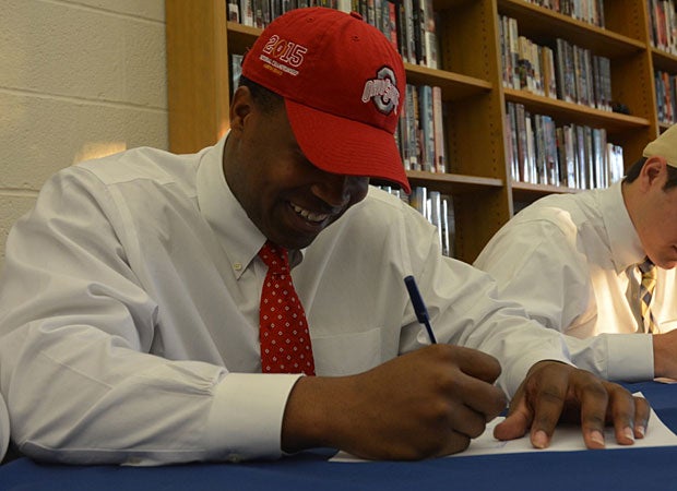 Justin Hilliard of St. Xavier (Cincinnati) signed with Ohio State.