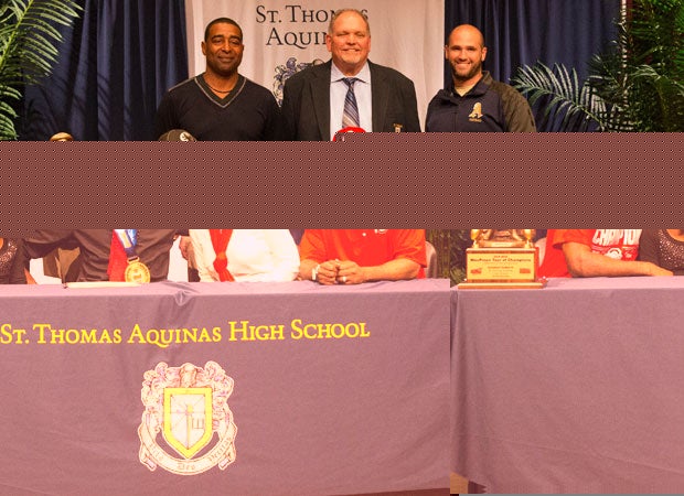 Damon Arnette of St. Thomas Aquinas (FL) signed with Ohio State.