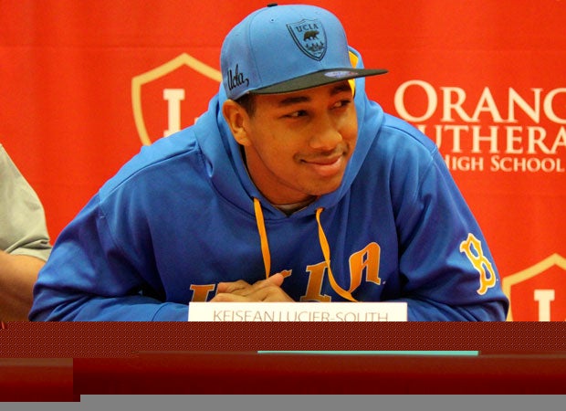 Keisean Lucier-South of Orange Lutheran (CA) signed with UCLA.