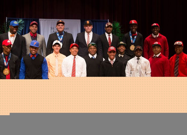 St. Thomas Aquinas (FL) sent seventeen players to the next level.