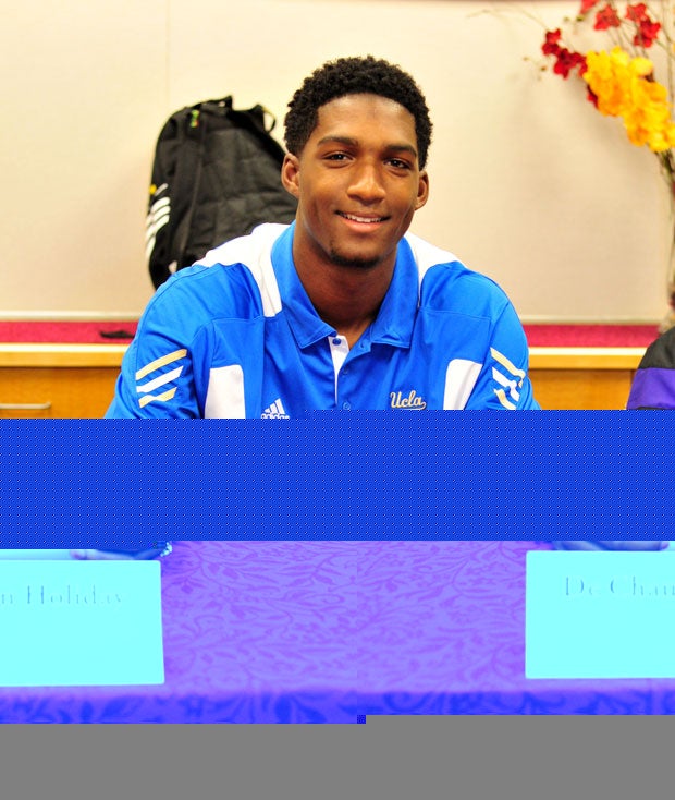 DeChaun Holiday of Mission Hills (CA) signed with UCLA.