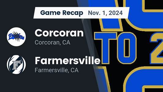 Football Recap: Corcoran Skates Past Farmersville with Ease