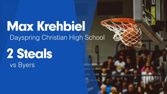 Max Krehbiel Game Report: vs Kiowa