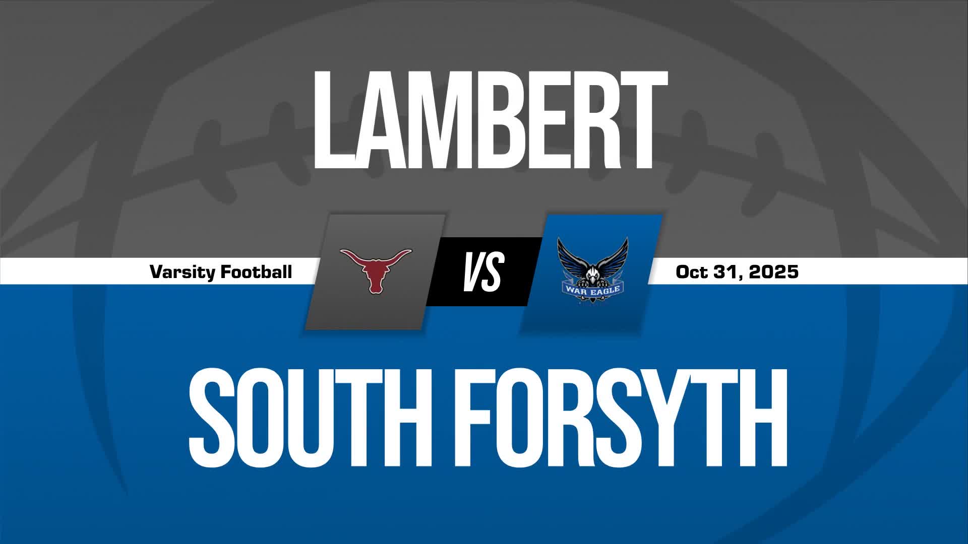 Football Game Preview: Lambert Longhorns vs. Douglas County Tigers