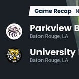 Football Game Recap: Parkview Baptist Eagles vs. University Lab Cubs