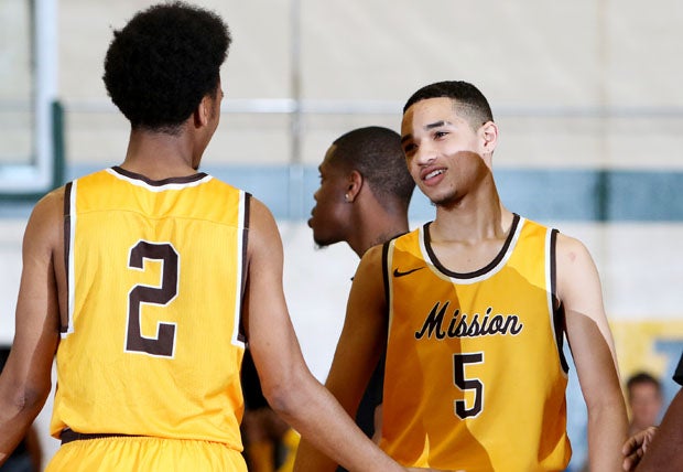 Jamion Wright (2) and Jayden Foston (5)