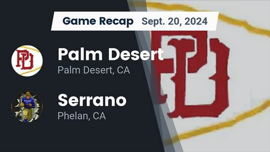 Football Recap: Palm Desert Finds Home Field Redemption Against Shadow Hills