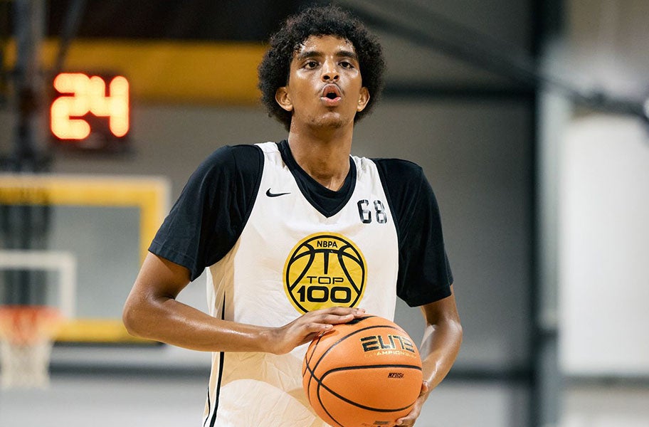 Ahmed Nur is regarded as the No. 45 prospect in the Class of 2026 according to Rivals. (PHOTO: NBPA)