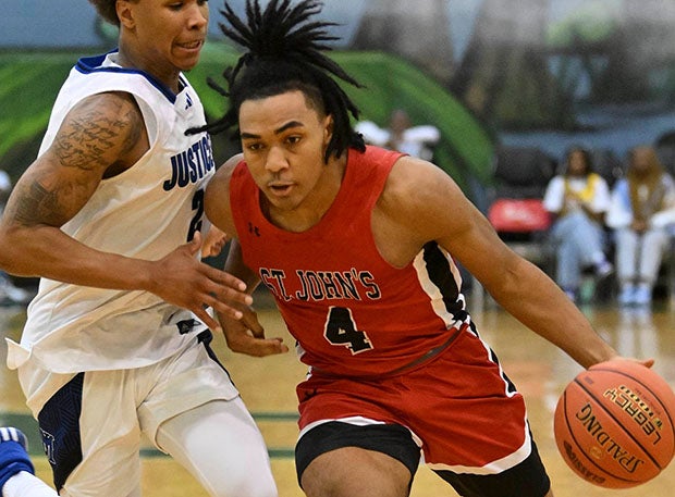 Junior guard Devin Toatley led the charge for St. John's against Brennan with 17 points, six rebounds and six assists. (File photo: Shane Roper)