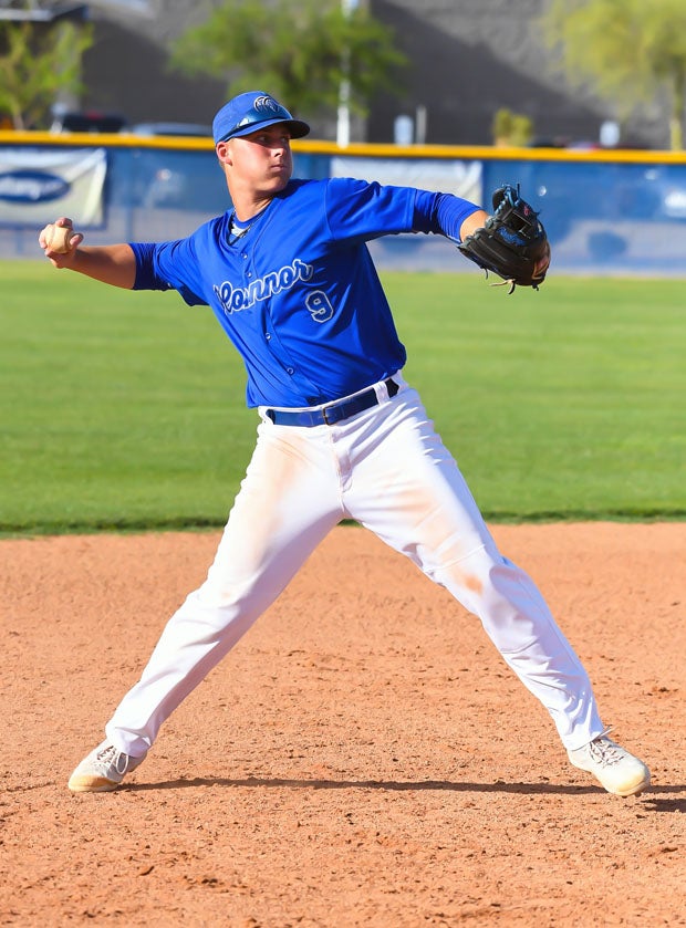 Gorman is projected as a top 10 pick in Monday's Major League Draft and as high as No. 5, according to Baseball America.