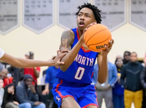 Five-star Duke commit Isaiah Evans earned first team MaxPreps Junior All-America honors after averaging 26.0 points, 6.4 rebounds and 3.5 assists per game last season. (Photo: Brad Arrowood)
