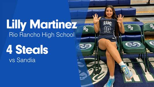 Lilly Martinez Game Report: vs Los Lunas
