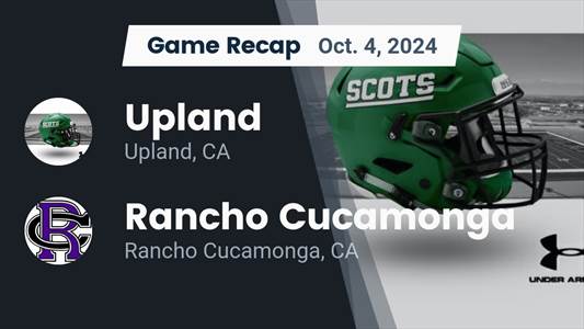Football Recap: Upland Takes a Loss