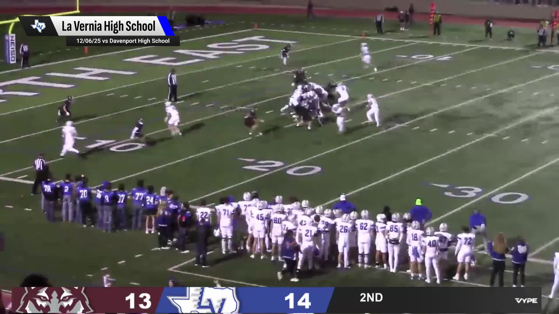 Football Recap: La Vernia Takes a Tough Playoff Loss + How To Watch