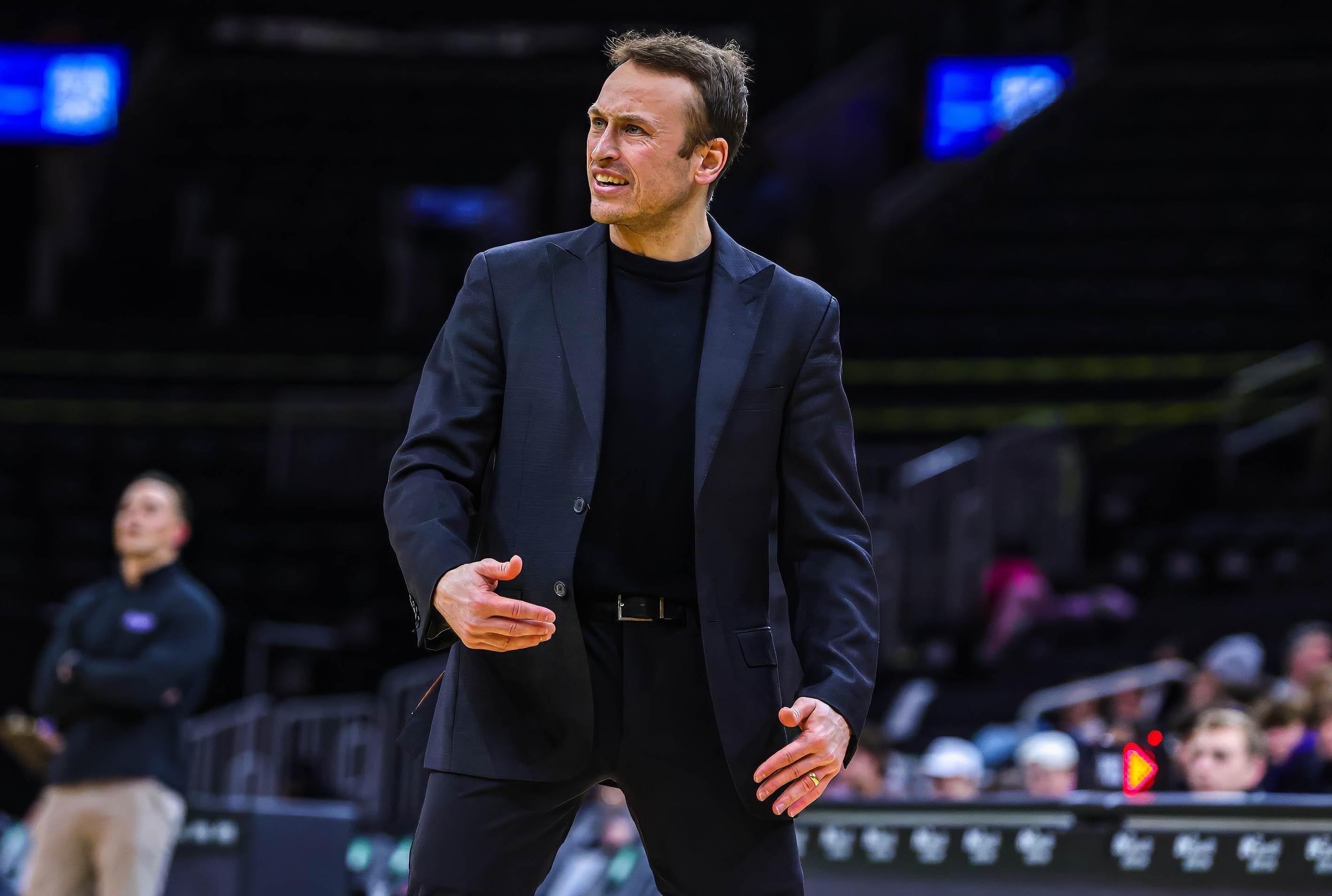 Jackson Johnson has been picked to lead the IMG Academy basketball program, according to media reports. After playing high school ball in Florida, he returns to the Sunshine State after coaching Newman in Massachusetts for the past four seasons. (FILE PHOTO: Brian Kelly)