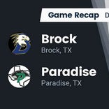 Brock finds playoff glory versus Paradise