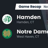 Football Game Recap: Hamden Green Dragons vs. Notre Dame Green Knights