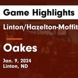 Basketball Game Recap: Linton/Hazelton-Moffit-Braddock Lions vs. Oakes Tornadoes