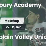 Football Game Recap: Champlain Valley Union vs. St. Johnsbury Ac