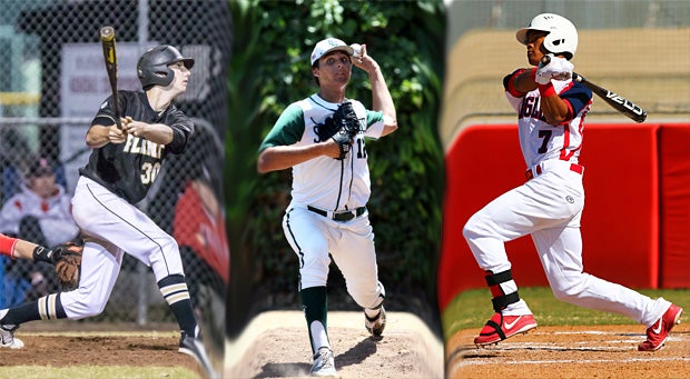 (Left to right) Kyle Tucker, Justin Hooper and Kyler Murray all expect to hear their names called early in the 2015 MLB Draft.