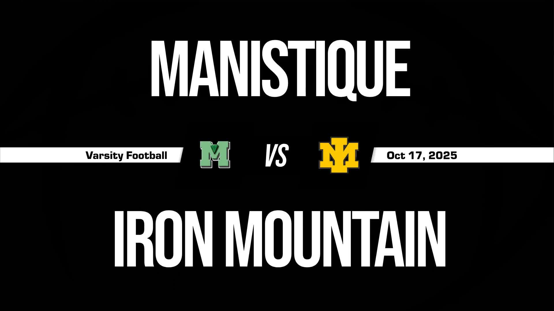 Football Game Preview: Iron Mountain Mountaineers vs. Negaunee Miners + How To Watch