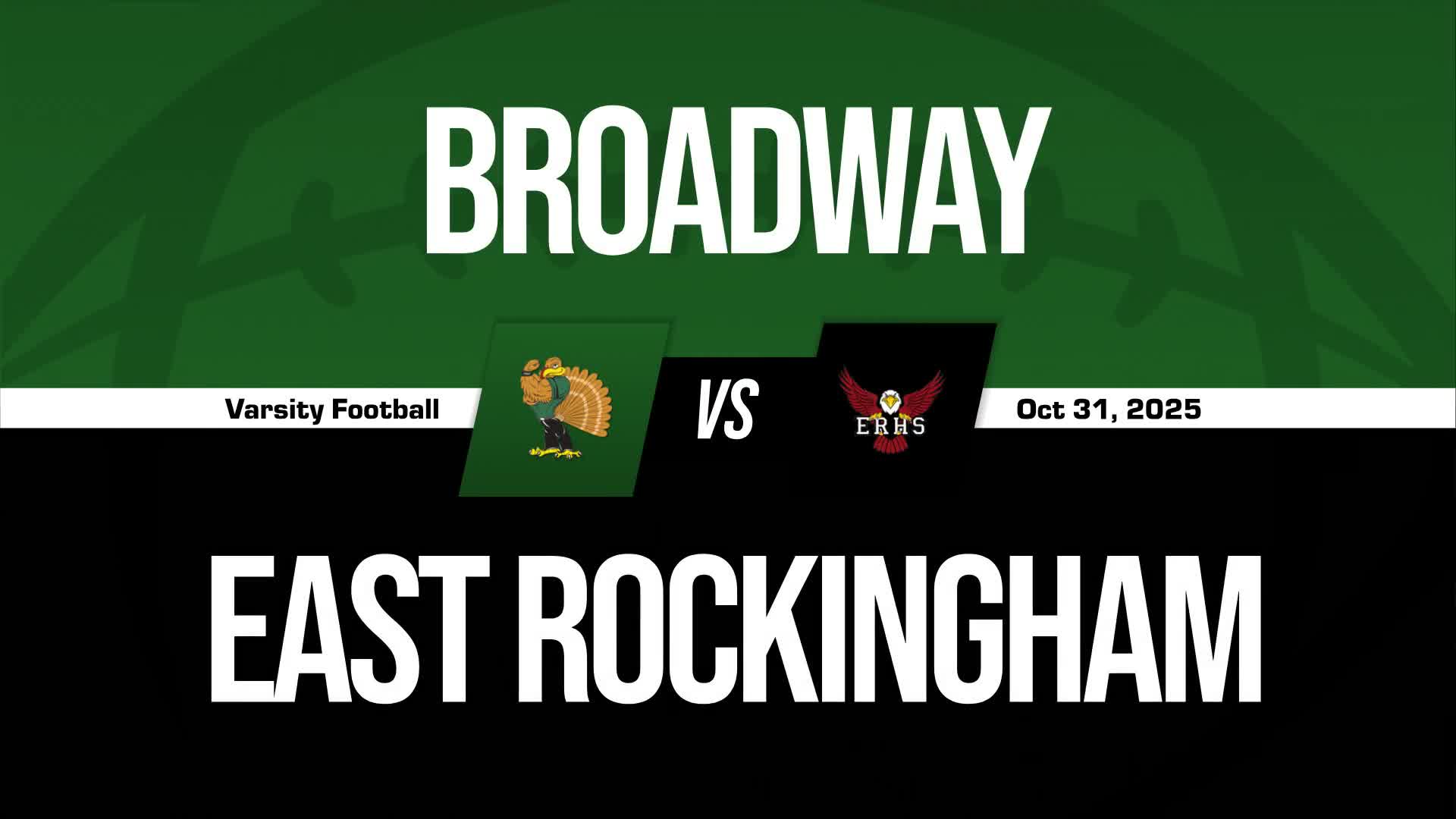 Football Game Preview: Broadway Gobblers vs. Harrisonburg Blue Streaks + How To Watch