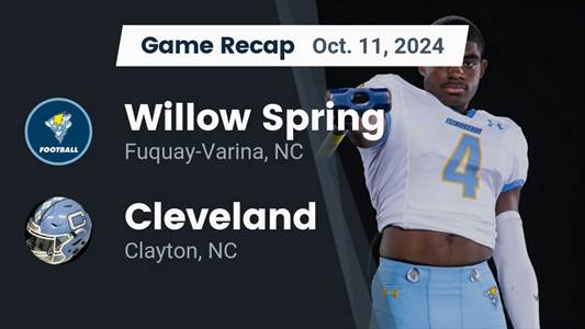 Football Recap: Willow Spring Snaps Six-Game Streak of Losses at Home
