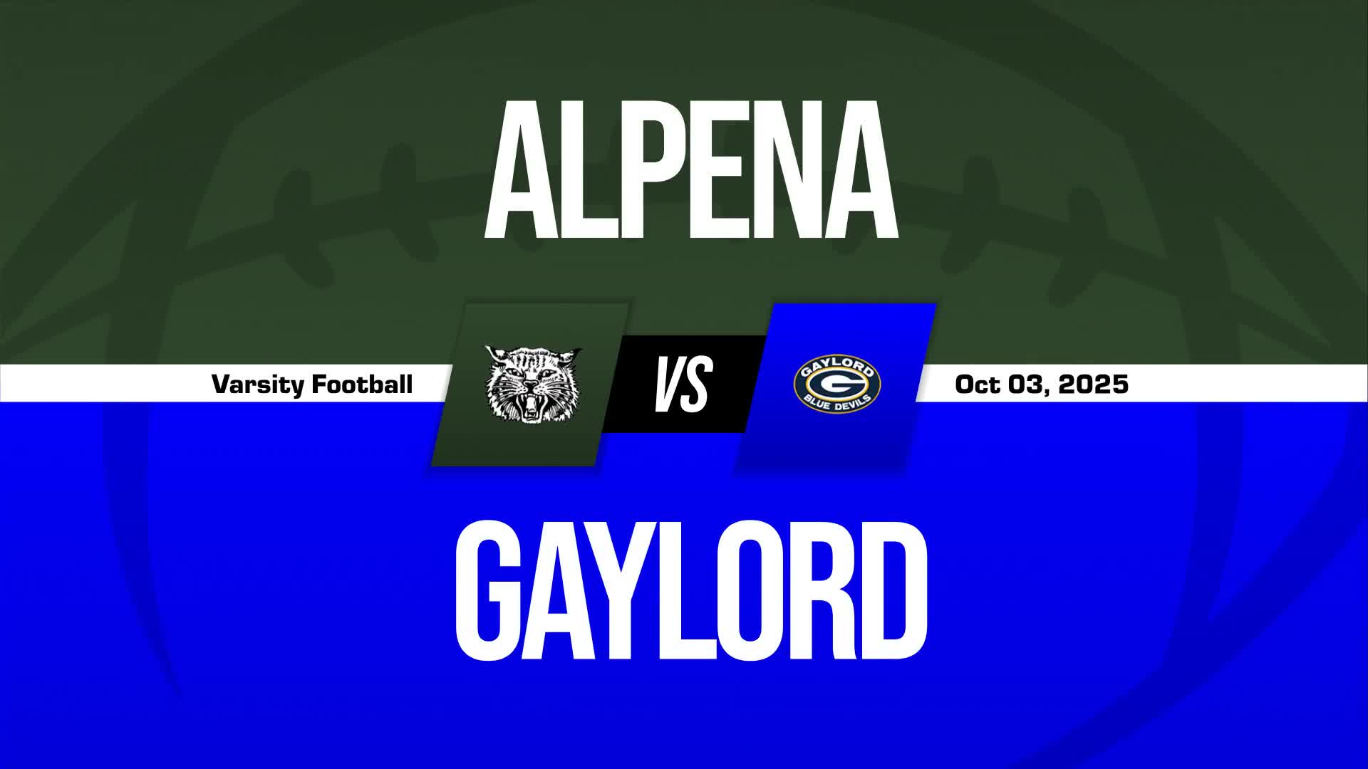 Football Game Preview: Alpena Wildcats vs. Escanaba Eskymos + How To Watch