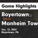 Basketball Game Recap: Manheim Township Blue Streaks vs. Northeastern Bobcats