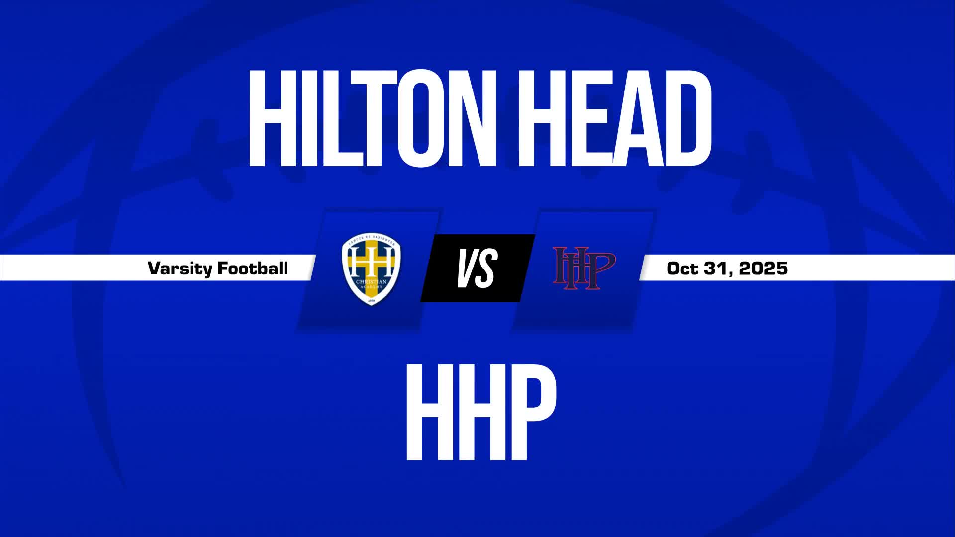 Football Recap: Dynamic Duo of  Joseph Houpt and  Kres Langhals Lead Hilton Head Christian Academy to Victory + How To Watch