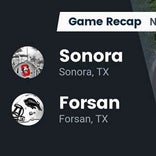 Football Game Recap: Sonora Broncos vs. Forsan Buffaloes