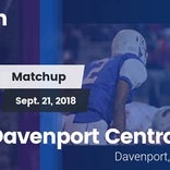 Football Game Recap: Davenport Central vs. Burlington