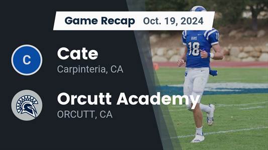 Football Recap: Cate Piles Up the Points Against Orcutt Academy