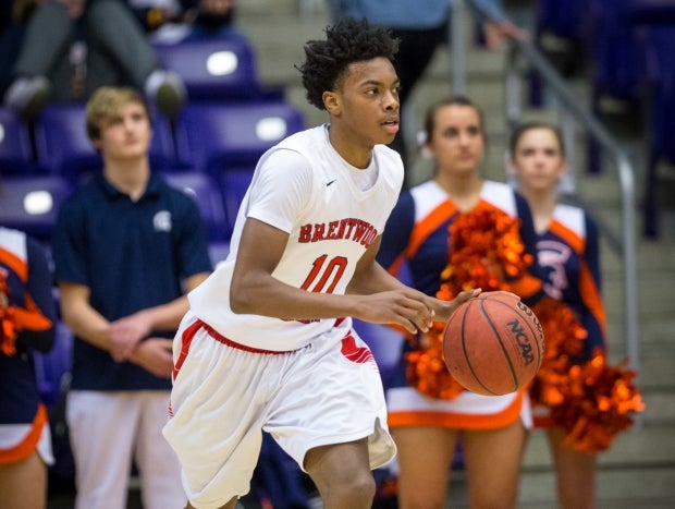 Darius Garland in action at Brentwood Academy last season.