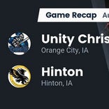 Football Game Recap: Hinton vs. Akron-Westfield